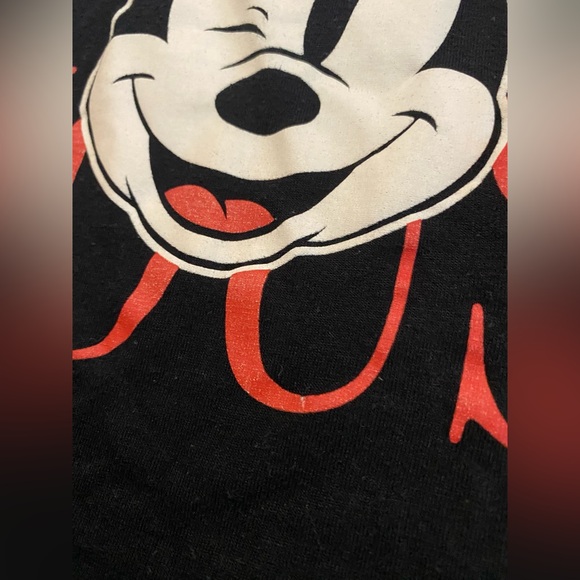 Women’s Disney Black Mickey Mouse Graphic T-shirt S - Picture 10 of 11